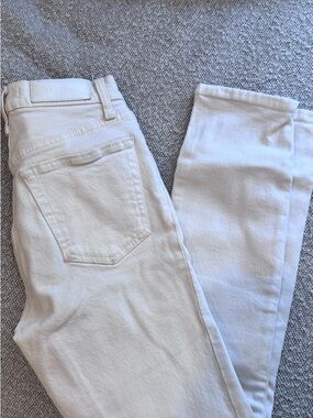 Re/Done Women's Cream Skinny Jeans